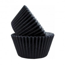 50 x Black 45gsm Cupcake / Muffin Cases
